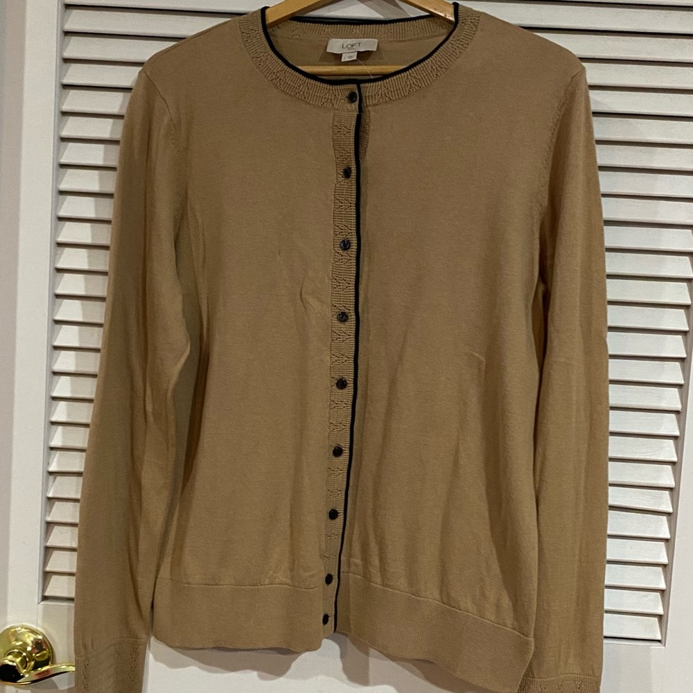 Tan/Camel Cardigan Sweater
